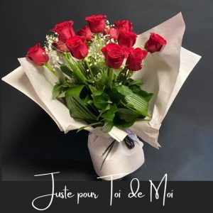 rose De moi pour toi fleuristefoliole.com